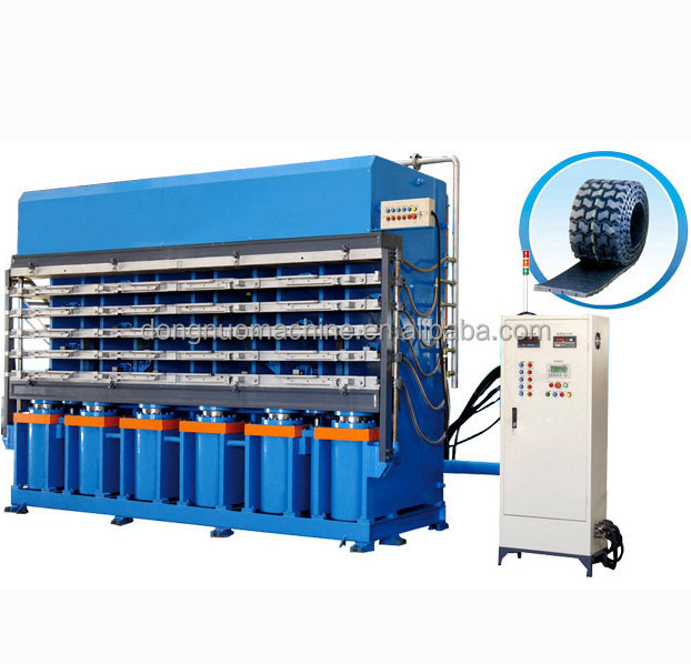 Hot Selling! tire recapping mold machine/tyre tread vulcanizing press machine/tyre tread making machine production line