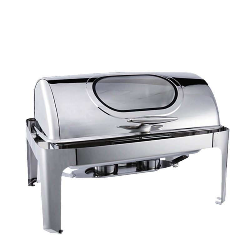 High Quality Round Chafing Dish, Electric Buffet Food Warmer, Chafer Buffet Soup Warmers