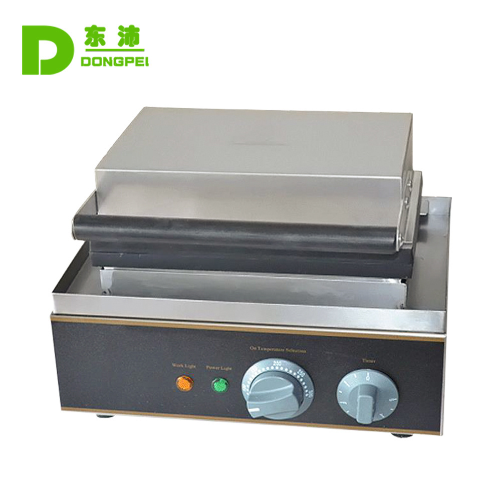 220V Electric Donut Maker 6 Hole Double-side Heating Donut Making Machine 1550W Waffle Donut Baking Machine  for Kitchen Dessert