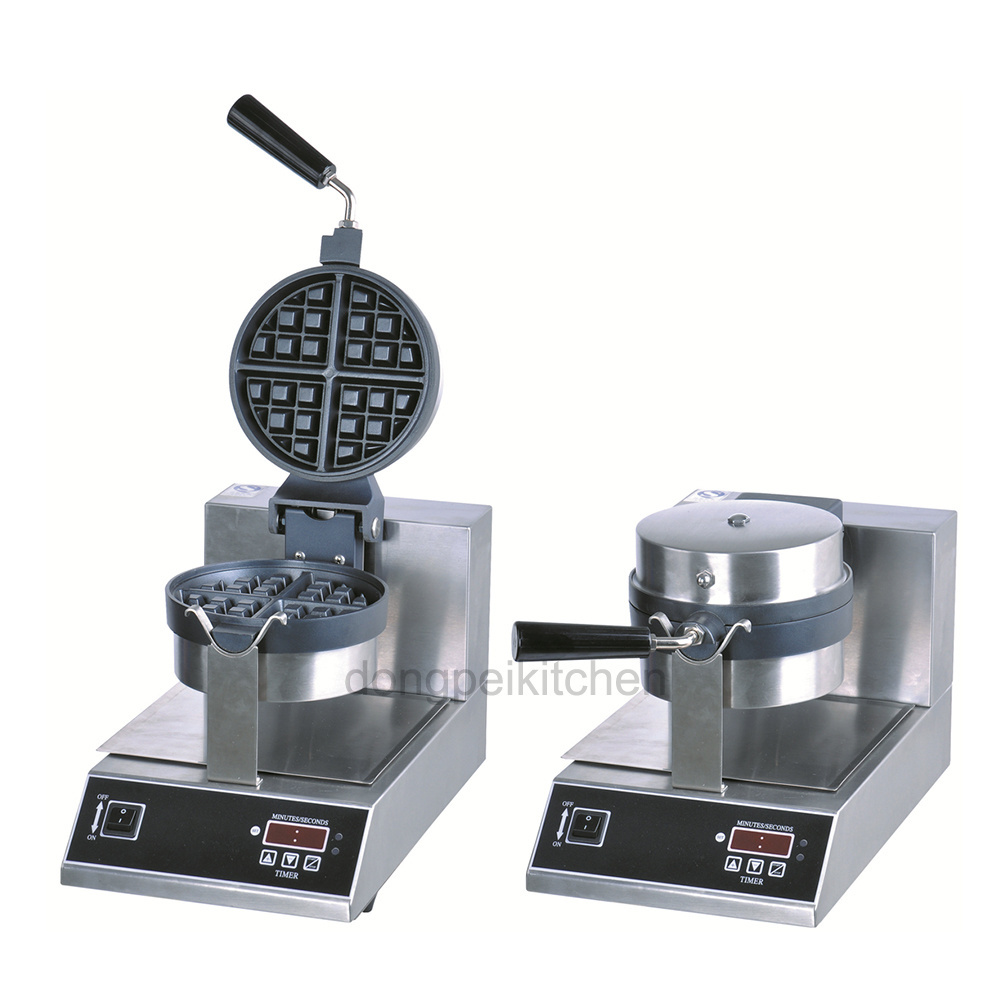 Single Head Waffle Cone Maker/ Muffin Maker/ Electric Rotary Bubble Waffle Maker