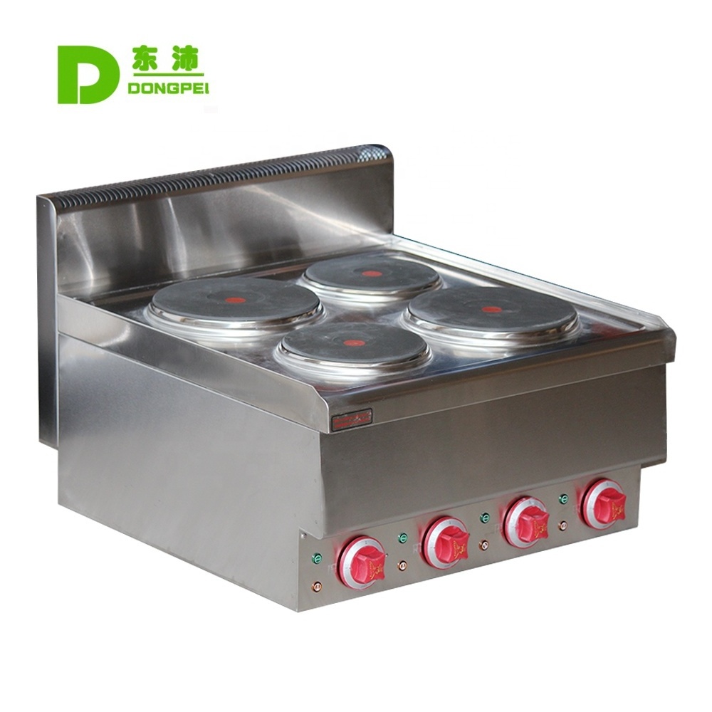 High Quality Commercial Electric Stove Cooking Hot Countertop 4 Burner Electric Hot Plate Cooker