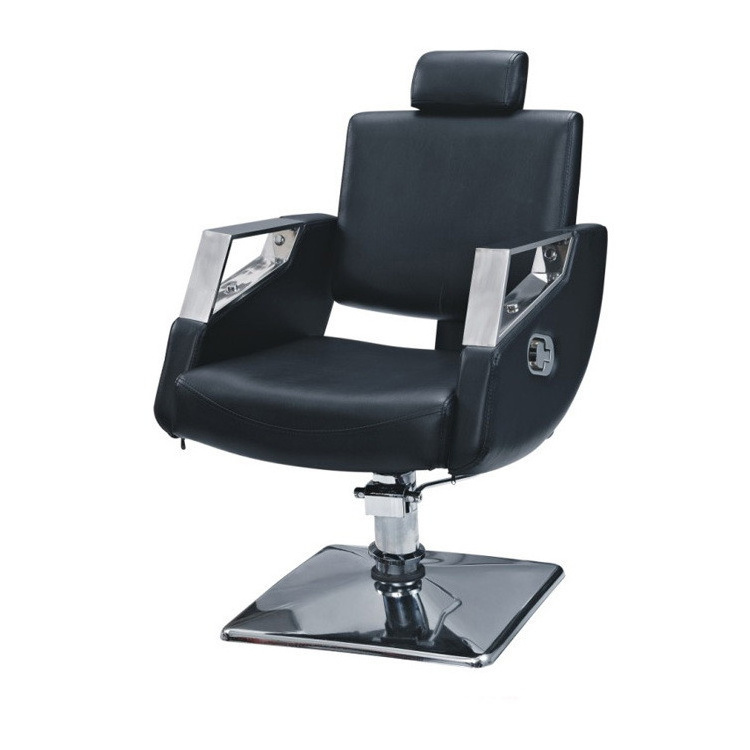 Dongpin furniture beauty and hair salon hairdressing threading mirror set foldable burgundy barber chair