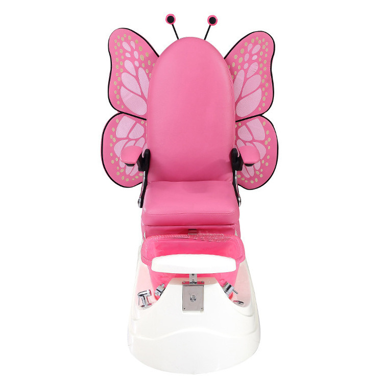 Dongpin beauty hot selling ione hot pink used pedicure massage chair with foot spa basin ready to ship