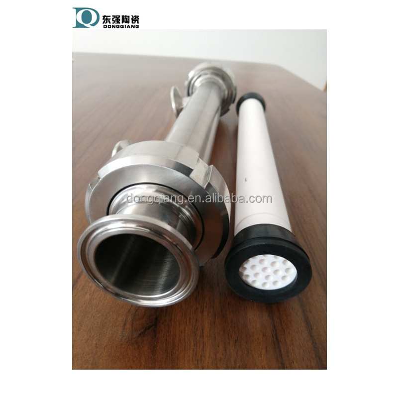 SS stainless steel housing for ultrafiltration and microfiltration ceramic membrane filter