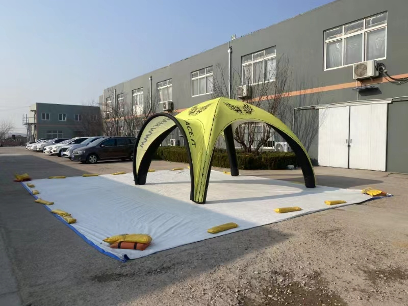 Diameter gray or customized giant inflatable spider dome tent for promotion events