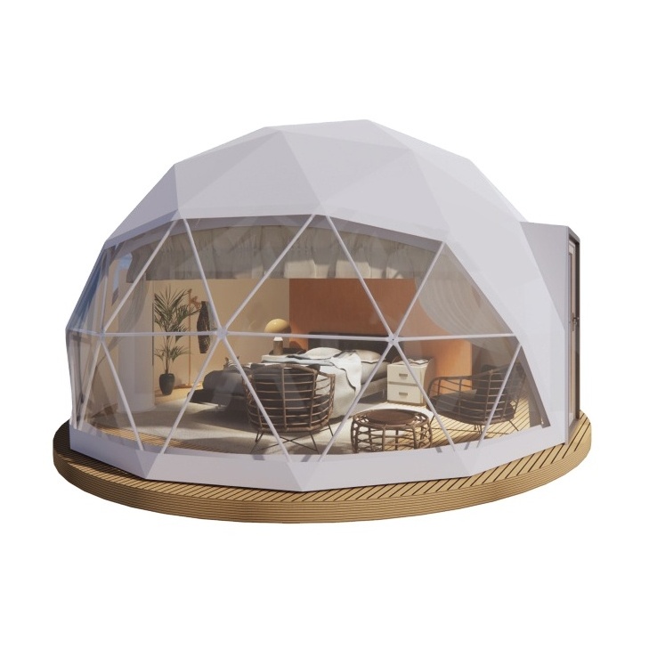 Colourful Dome House Shaped Half Sphere Geodesic Tent Hotel Dome Tent Luxury Glamping round circle dome tent