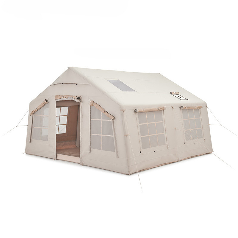 2024 custom Multi Persons camping Tent Waterproof Inflatable House Air Big Tent Outdoor Inflatable Camping house Tent