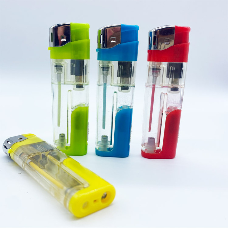 2024 New Products Transparent Custom Logo Print Lighter cigars accessories Custom