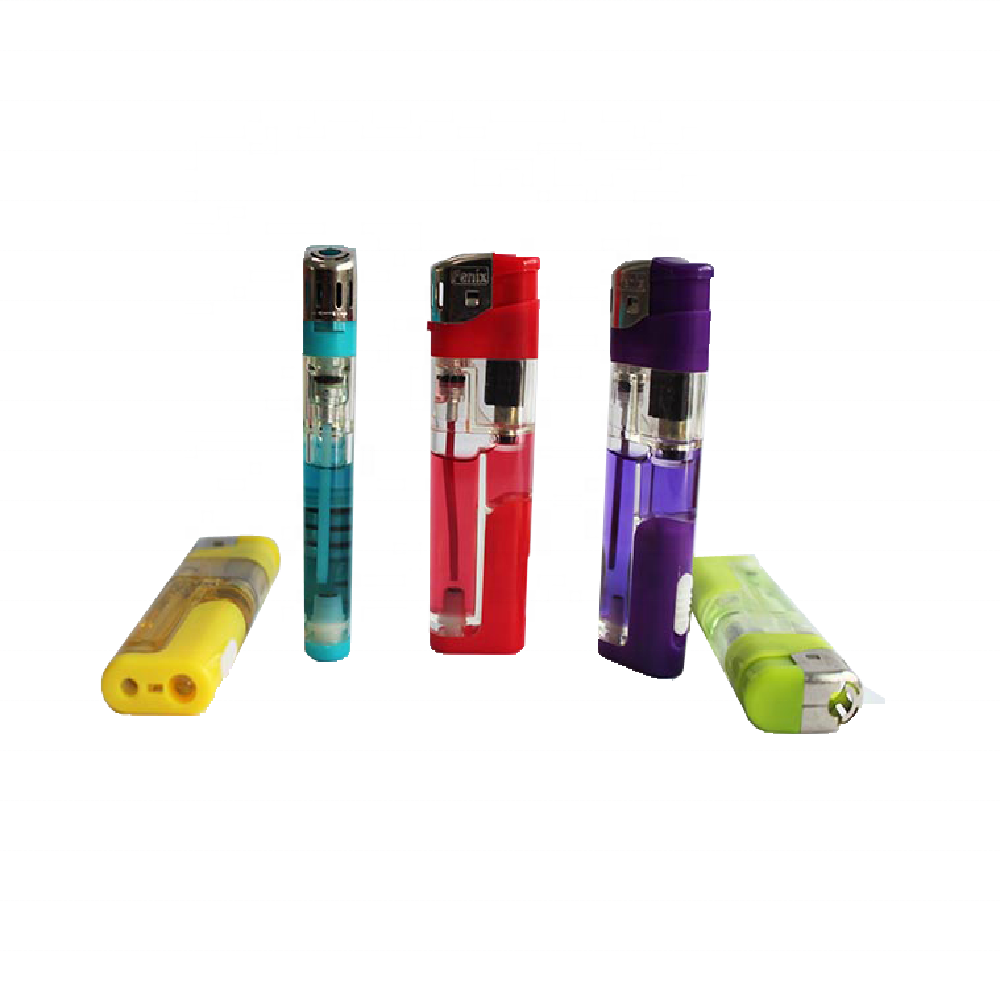 Wholesale Plastic Electronic Lighter Refillable Gas Lighter Customized Printing