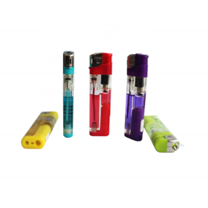 Wholesale Plastic Electronic Lighter Refillable Gas Lighter Customized Printing