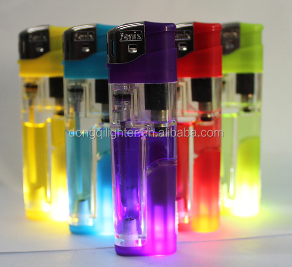 Wholesale Plastic Electronic Lighter Refillable Gas Lighter Customized Printing