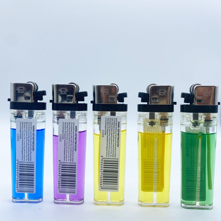 Transparent Disposable Lighter For Cigarette Plastic Flint Lighter Customized Other Lighter