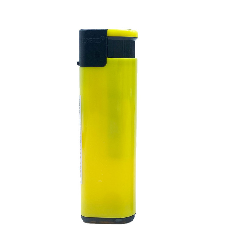 DongQi 176 Refillable Gas Plastic Lighter Electric Windproof Jet Lighter With Logo