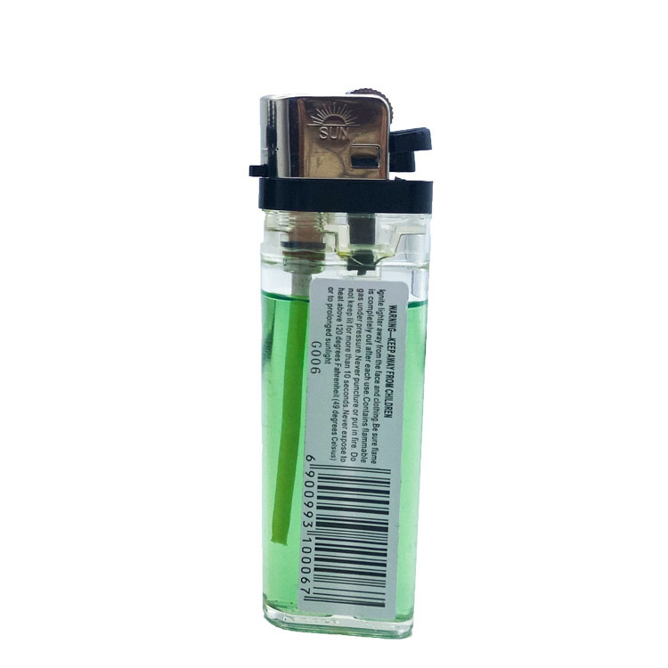 Transparent Disposable Lighter For Cigarette Plastic Flint Lighter Customized Other Lighter