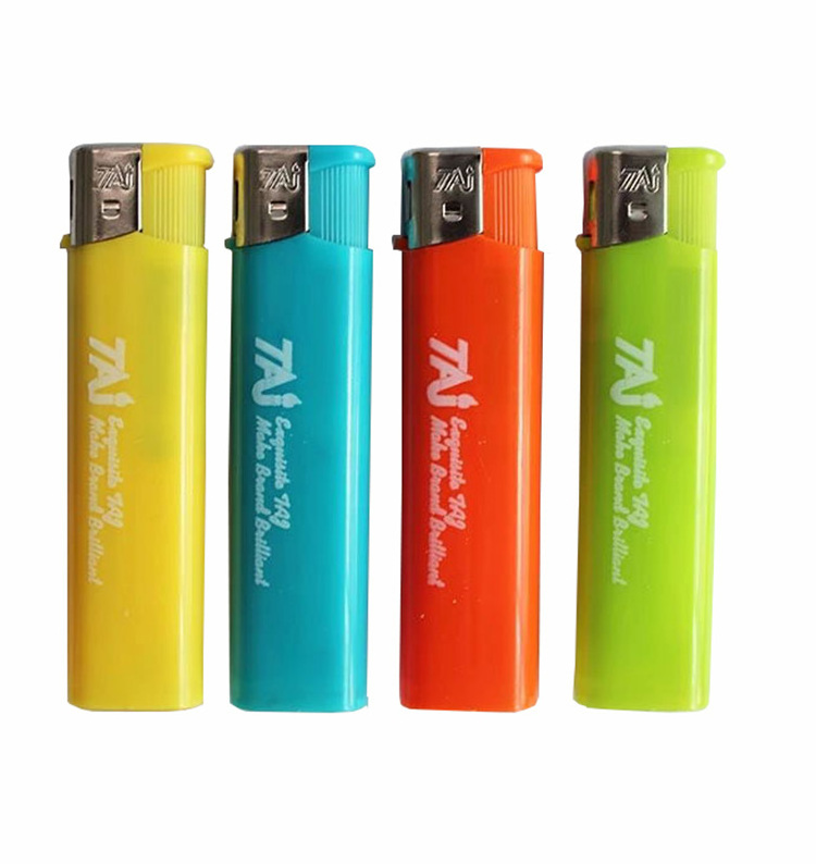 Wholesale Custom Plastic Electric Lighter Cigarette Disposable / Refillable Gas Lighters