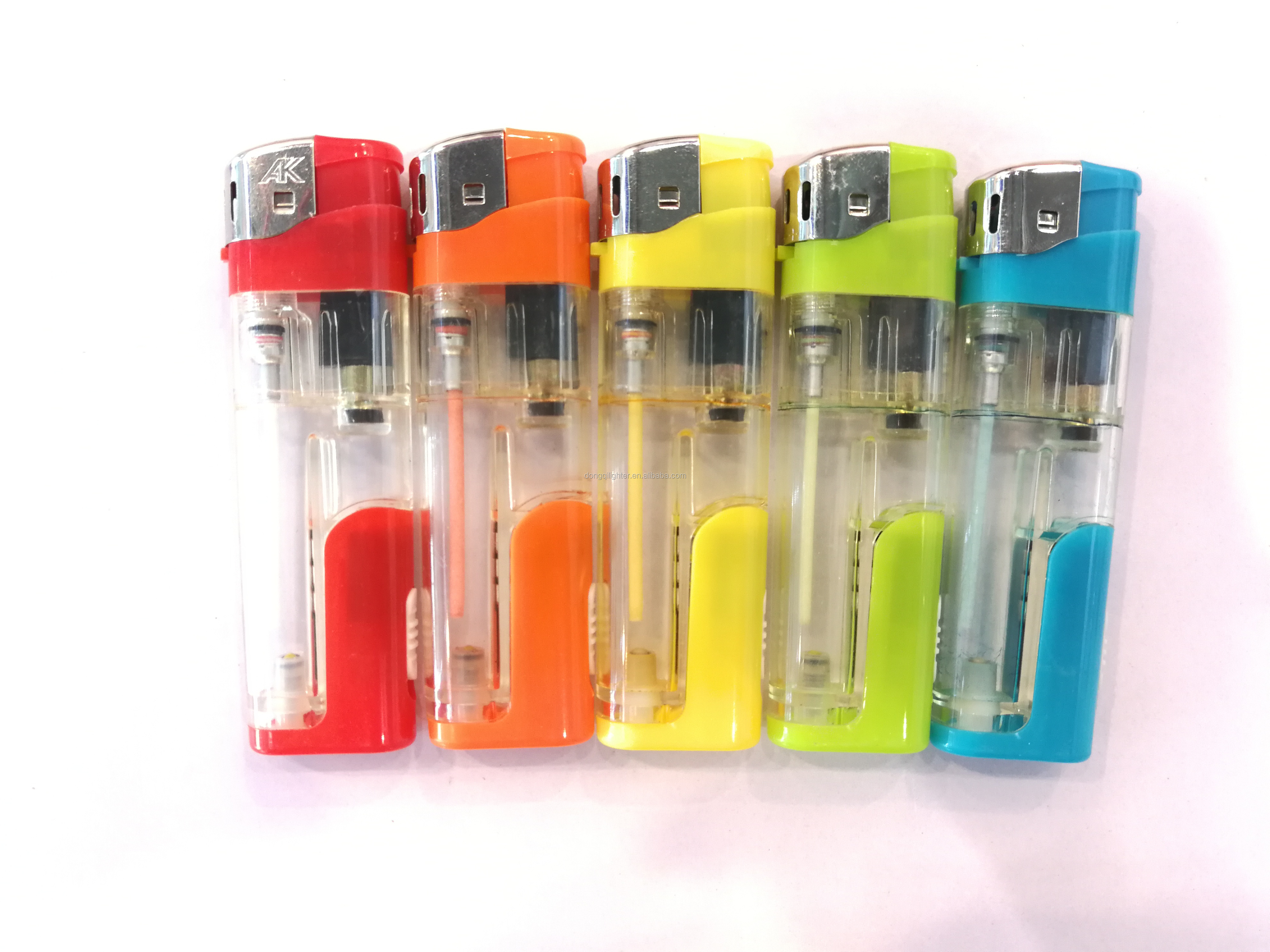 Wholesale Plastic Electronic Lighter Refillable Gas Lighter Customized Printing