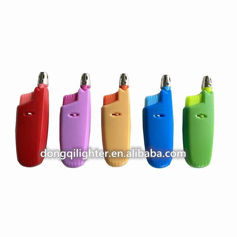 Refillable Long Electric Gas Lighter for Kitchen BBQ Custom Logo Plastic Lighter for Camping