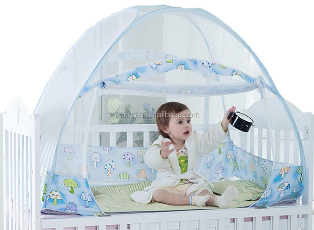 Foldable Baby Bed Mosquito Net Tent Kids Nursery Crib Canopy Netting NEW