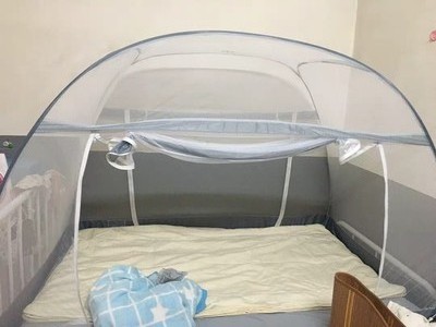 One Touch Mosquito Netting for Bed Foldable Pop Up Yurt Mosquito Tent Net