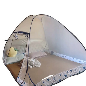 One Touch Mosquito Netting for Bed Foldable Pop Up Yurt Mosquito Tent Net