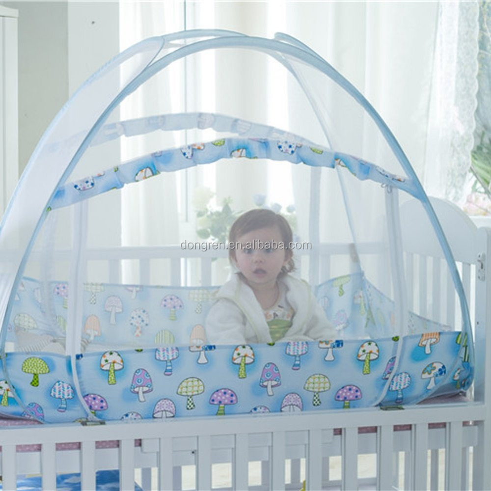 Foldable Baby Bed Mosquito Net Tent Kids Nursery Crib Canopy Netting NEW