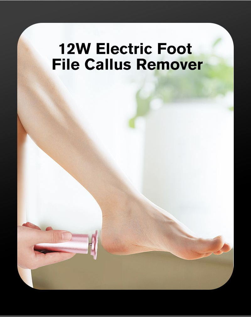 Pedicure tool dead skin calluses pedicure electric foot grinder machine rechargeable foot file callus remover