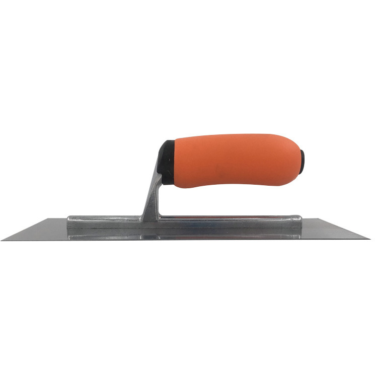 stainless steel plastering trowel rubber handle