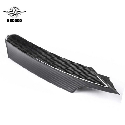 SOOQOO MP body kit for BMW dry carbon fiber body parts for BMW 3 series front bumper real dry carbon splitter for BMW F30 T-042