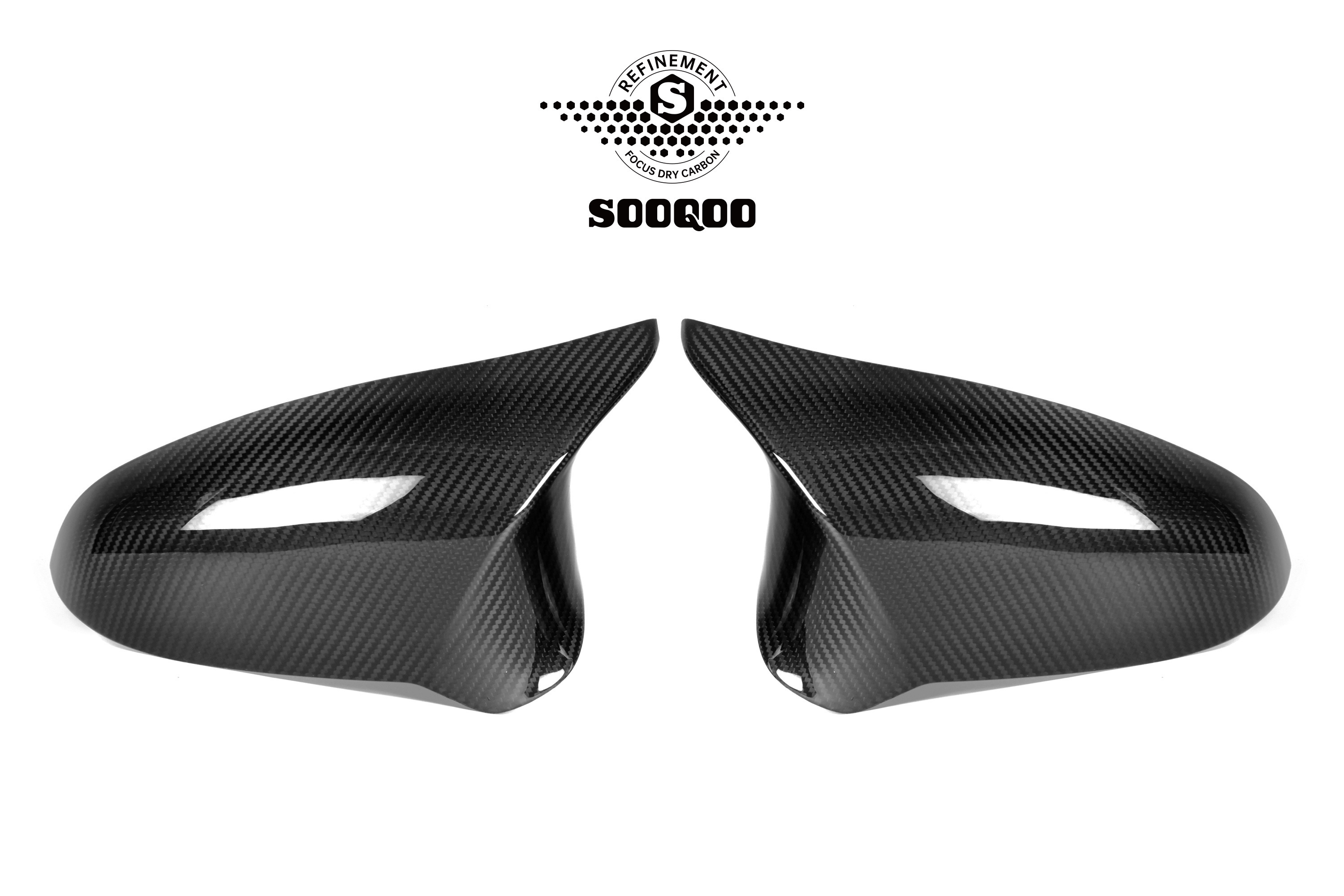 SOOQOO High quality dry carbon kit for BMW tuning bodykit for BMW M3 M4 F80 F82 new design body kit for BMM M performance