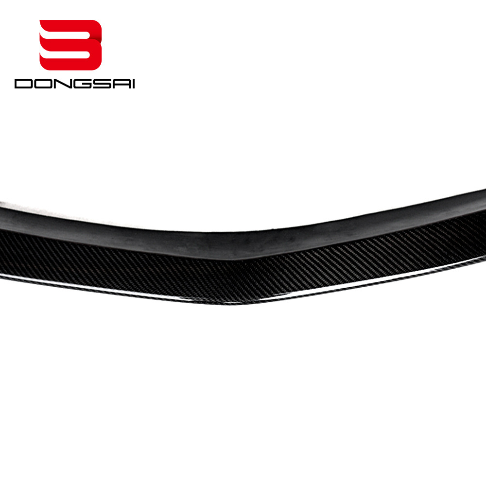 For Mercedes Benz C Class W204 C63 Add Carbon Godhand Type Front Bumper Chin Lip Front Spoiler Splitter 2007+