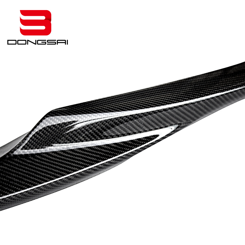 For Mercedes Benz C Class W204 C63 Add Carbon Godhand Type Front Bumper Chin Lip Front Spoiler Splitter 2007+