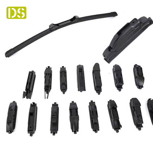 High quality multifunctional special rubber car parts wiper blade double with adapter windshield wipers