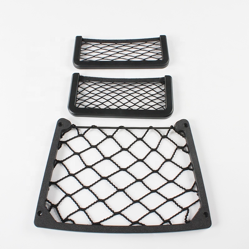 OEM RV Accessories High capacity Portable Car Elasticity Storage Net Car Caravan Camper Motorhome storage net pocket