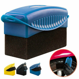 Car Care Applicator Pad Tire Dressing Applicator Foam Sponge Pad Tire and Trim Contour Applicator