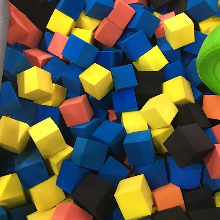 Polyurethane Foam Cube Fire Retardent Foam Pit Blocks Colourful High Density Safety Pit Foam for Trampoline