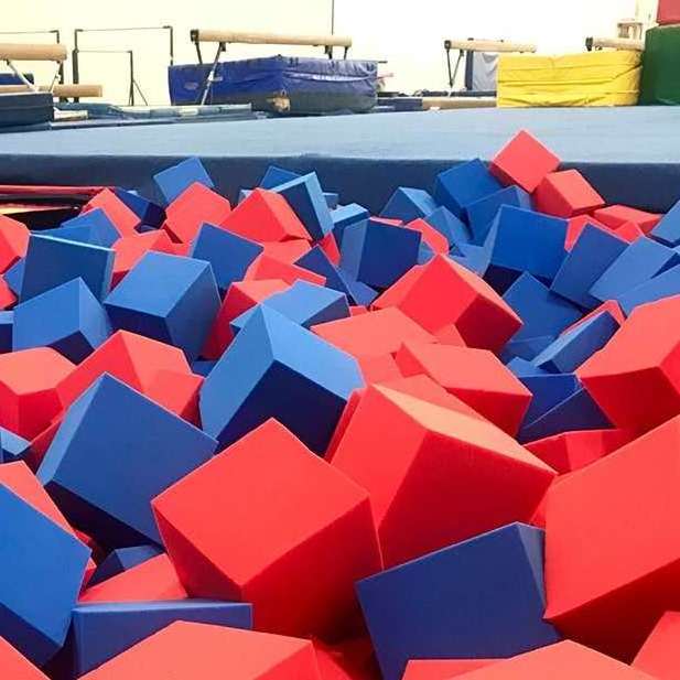 Hot Selling Pool Trampoline Park Sponges Pit Blocks Sponge Cover Fire Resistant Foam Cube Trampoline Sponge