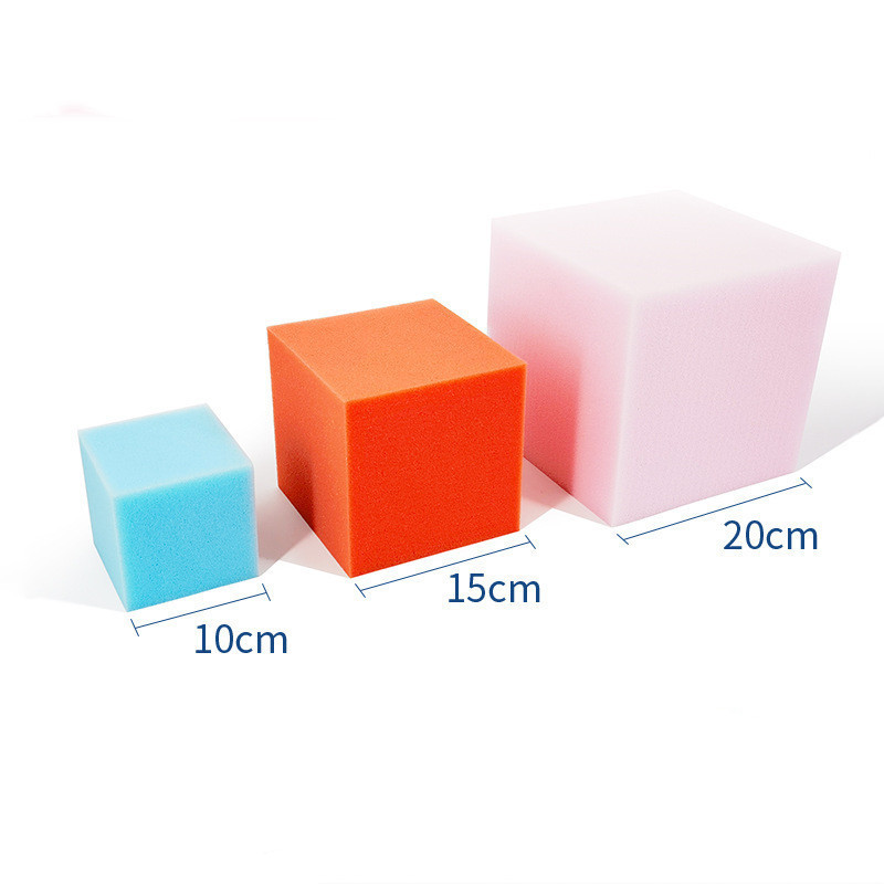 Factory Price Colorful Large Square Kids Trampoline Park Foam Blocks Bulk Foam Pit Cube Covers