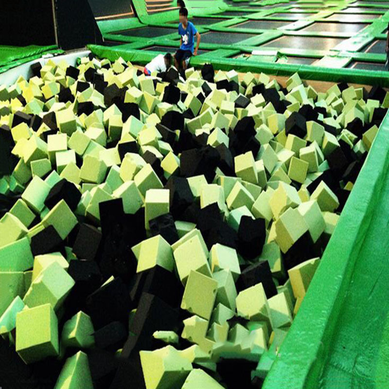 Factory Price Colorful Large Square Kids Trampoline Park Foam Blocks Bulk Foam Pit Cube Covers