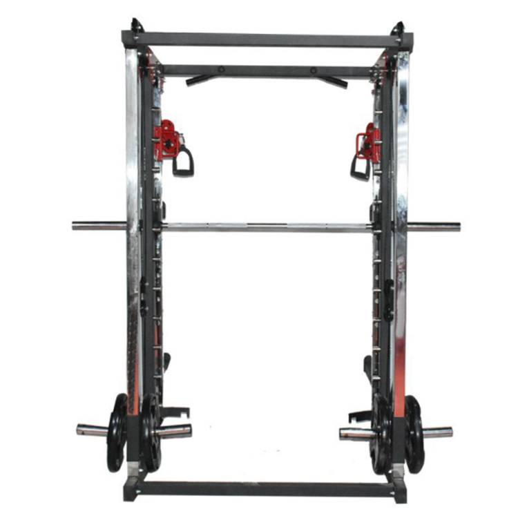 Multi Functional Trainer Smith Machine Home Gym Power Rack Cable Machine With Attachment