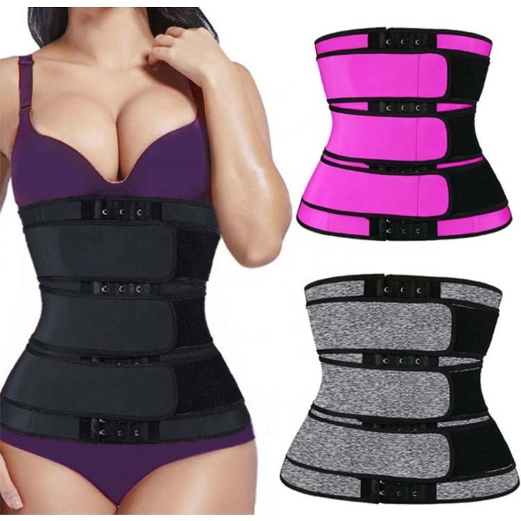 3 Strap Waist Trainer Slimming Sheath Reducing Girdles Weight Loss Shapewear  Belt Woman Body Shaper Girdle Corset Belt