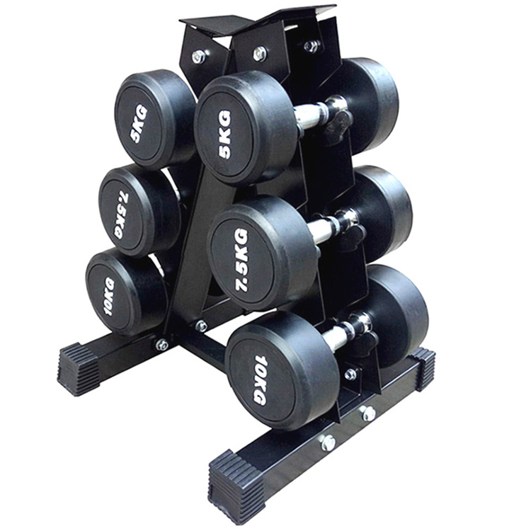 Wholesale Price Dumbbell Rack 3 Tier Dumbbell Rack Set Of Dumbbells With Rack