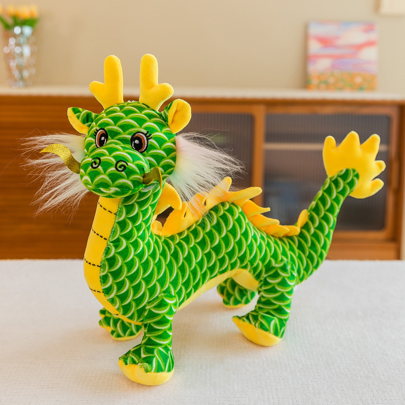 15cm 28cm 35cm 45cm Chinese Dragon Plush Artificial Dragon Stuffed Plush Toy Soft Plush Dragon Toys For kids