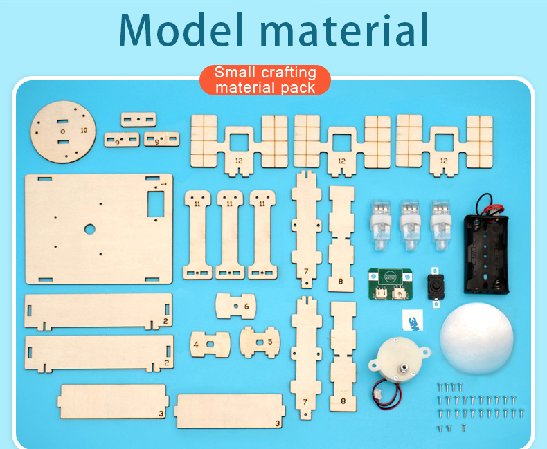 Science Learning Smart Electronics Stem School Technology Science Experimental Tool Kit Toys DIY Synchronous Satellite Model