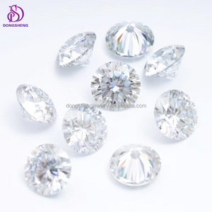 Wholesale Moissanite Diamond Stone 0.8mm-18mm Size Super White Vvs Loose Moissanite