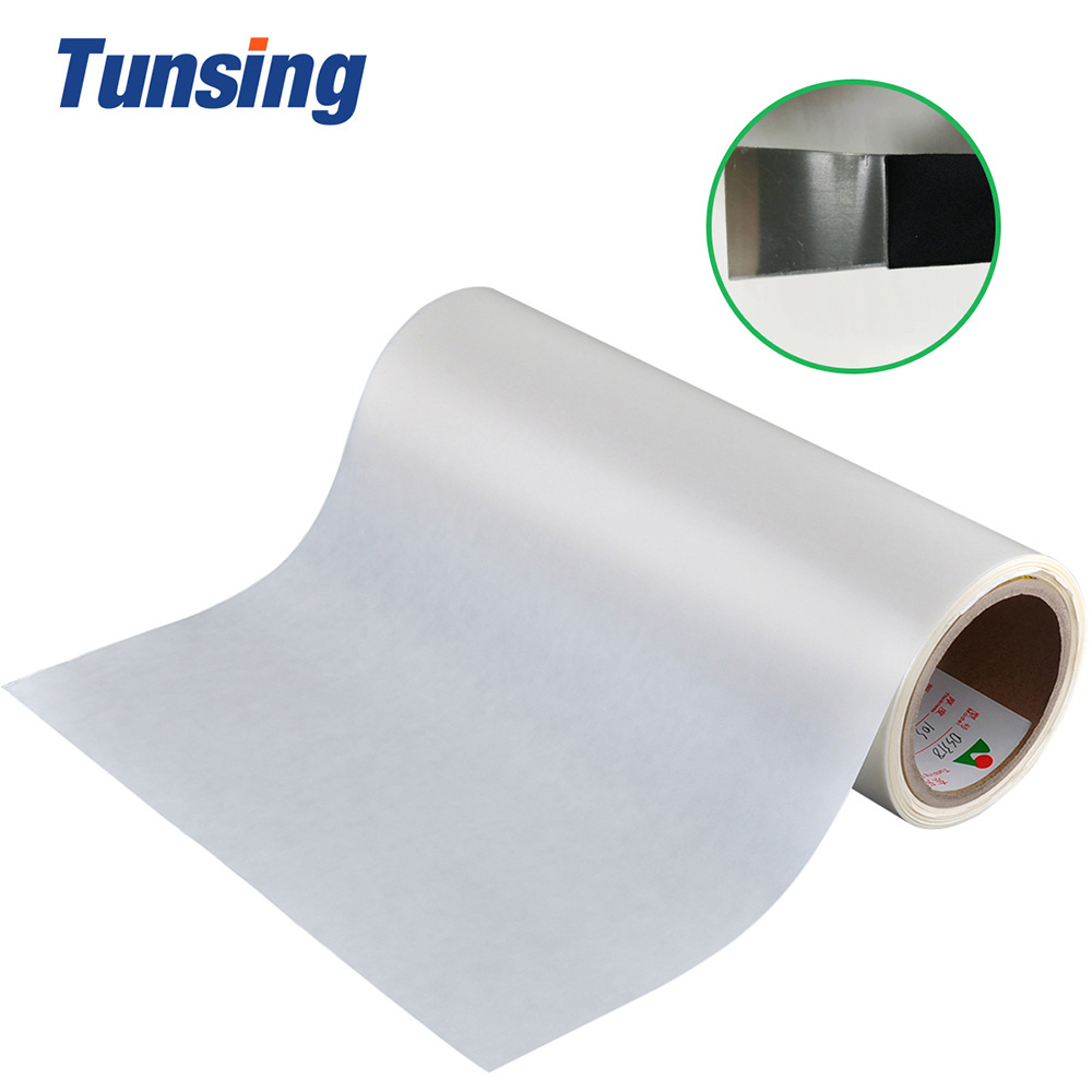 Hot Melt Textile Adhesive Films Polyester Fabric Glue For Electronics Metal Copper Sticking