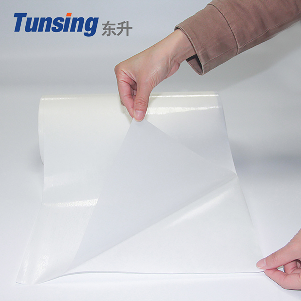 Tunsing Double Sided Polyester Fabric Adhesive PES Hot Melt Glue Film