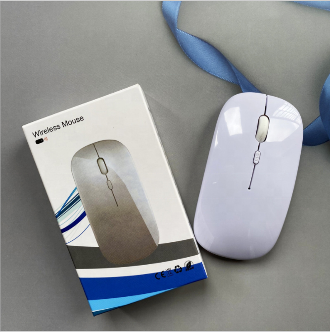 Promotion Business Gifts Computer Wireless Mouse With rechargeable Battery Custom Logo for laptops notebook tablets