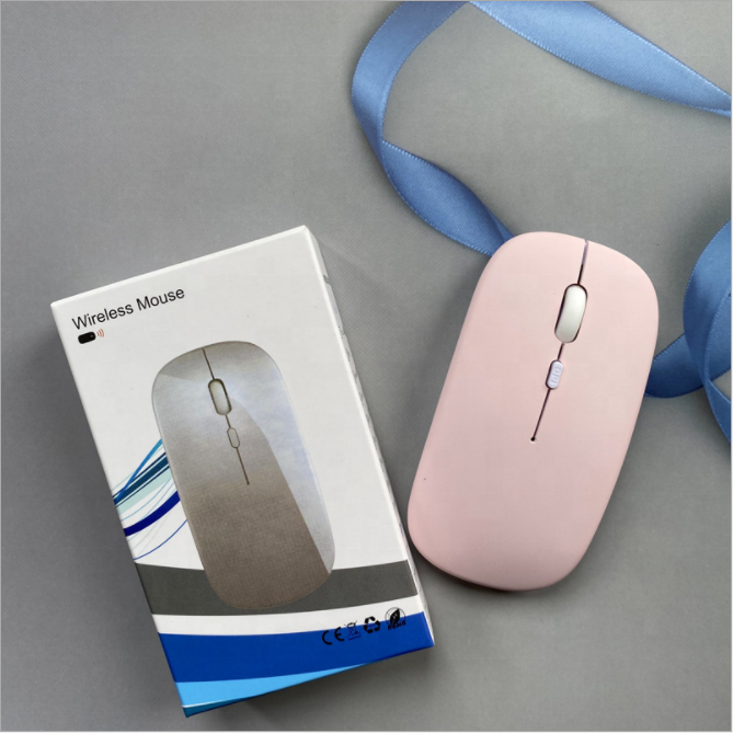 Promotion Business Gifts Computer Wireless Mouse With rechargeable Battery Custom Logo for laptops notebook tablets