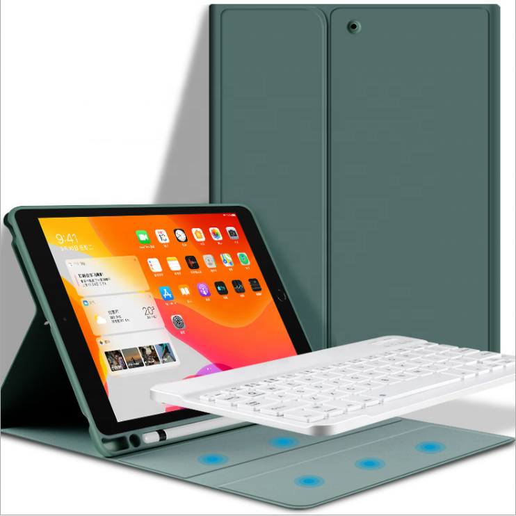 Ultra thin detachable wireless keyboard with PU leather case for Samsung Galaxy Tab S4(10.5)/T830/T835