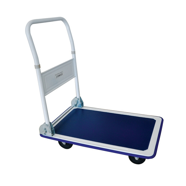 Fashion Design Steel Folding Hand Carts Trolleys Lightweight Dolly Cart Silver Tools Platform Wheel